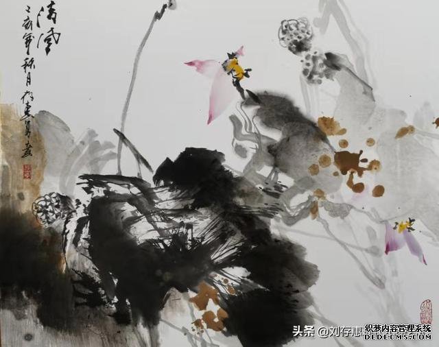 刘存惠彩墨艺术作品展讯