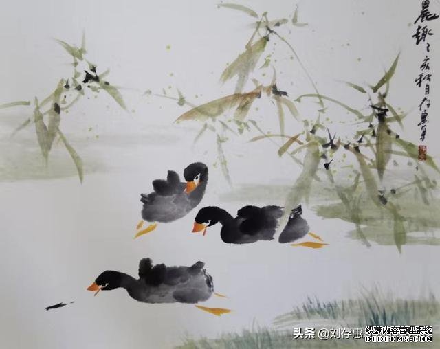 刘存惠彩墨艺术作品展讯