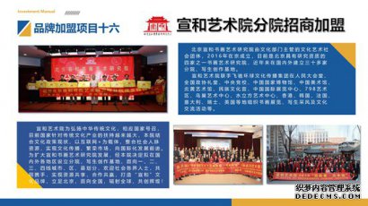 飞驰环球集团创业平台品牌加盟项目：宣和艺术院分院加盟