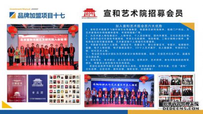 飞驰环球集团创业平台品牌加盟项目：宣和艺术院招募会员