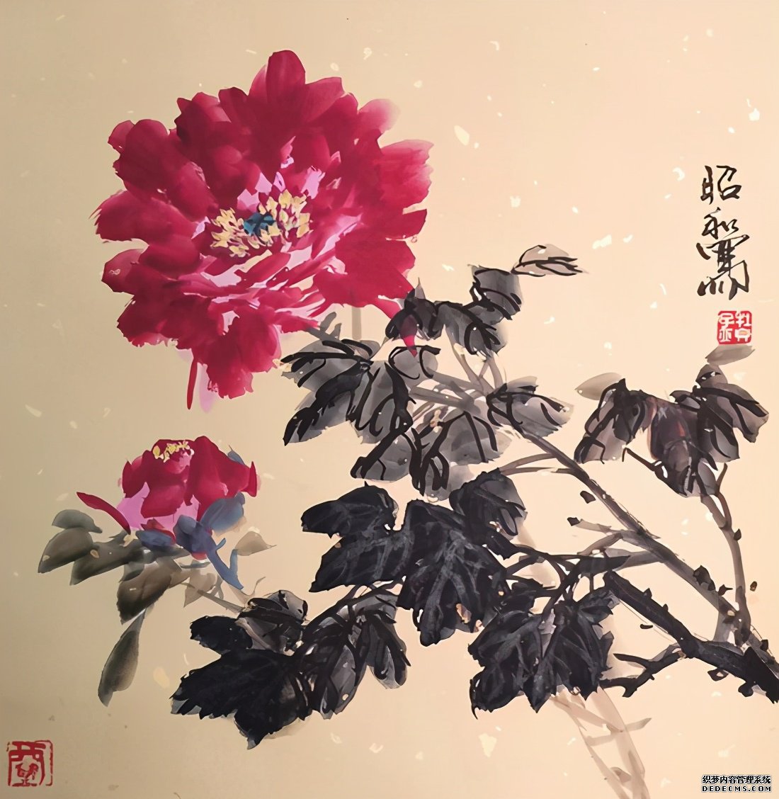 庆祝建党100周年·宣和至臻·百名书画名家网络展画家孟昭和